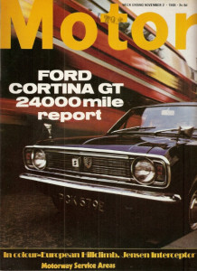MOTOR 1968 NOV 02 - CORTINA GT, JENSEN INTERCEPTOR, MORRIS 1300